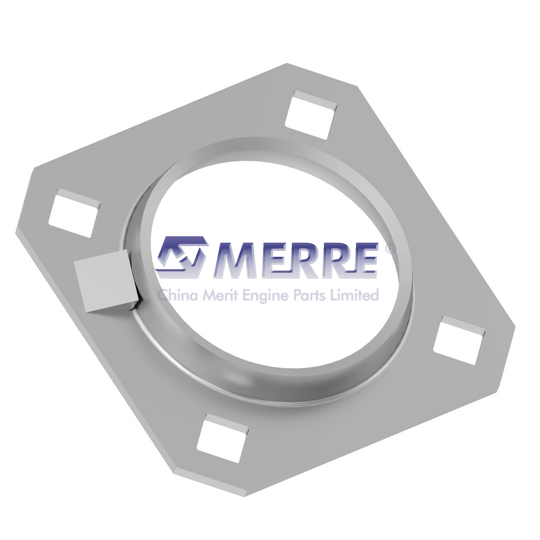 H113625: 4-Hole Square Trimmed Flanged Bearing Housing For John Deere