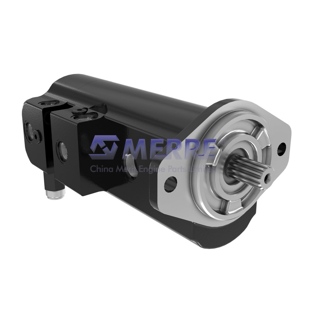 AT438414: High Flow Hydraulic External Gear Pump with Bypass For John Deere