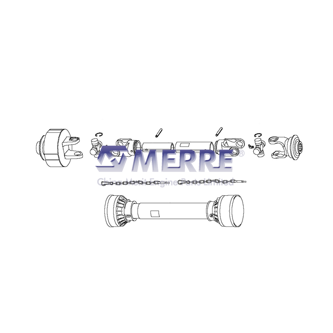 LVA12783: PTO Shaft For John Deere
