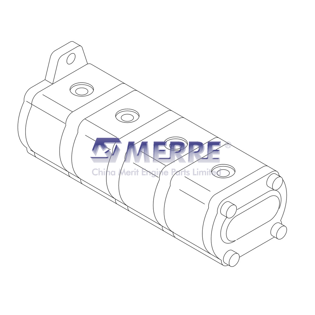 AXE12142: 4-Section Hydraulic External Gear Pump For John Deere