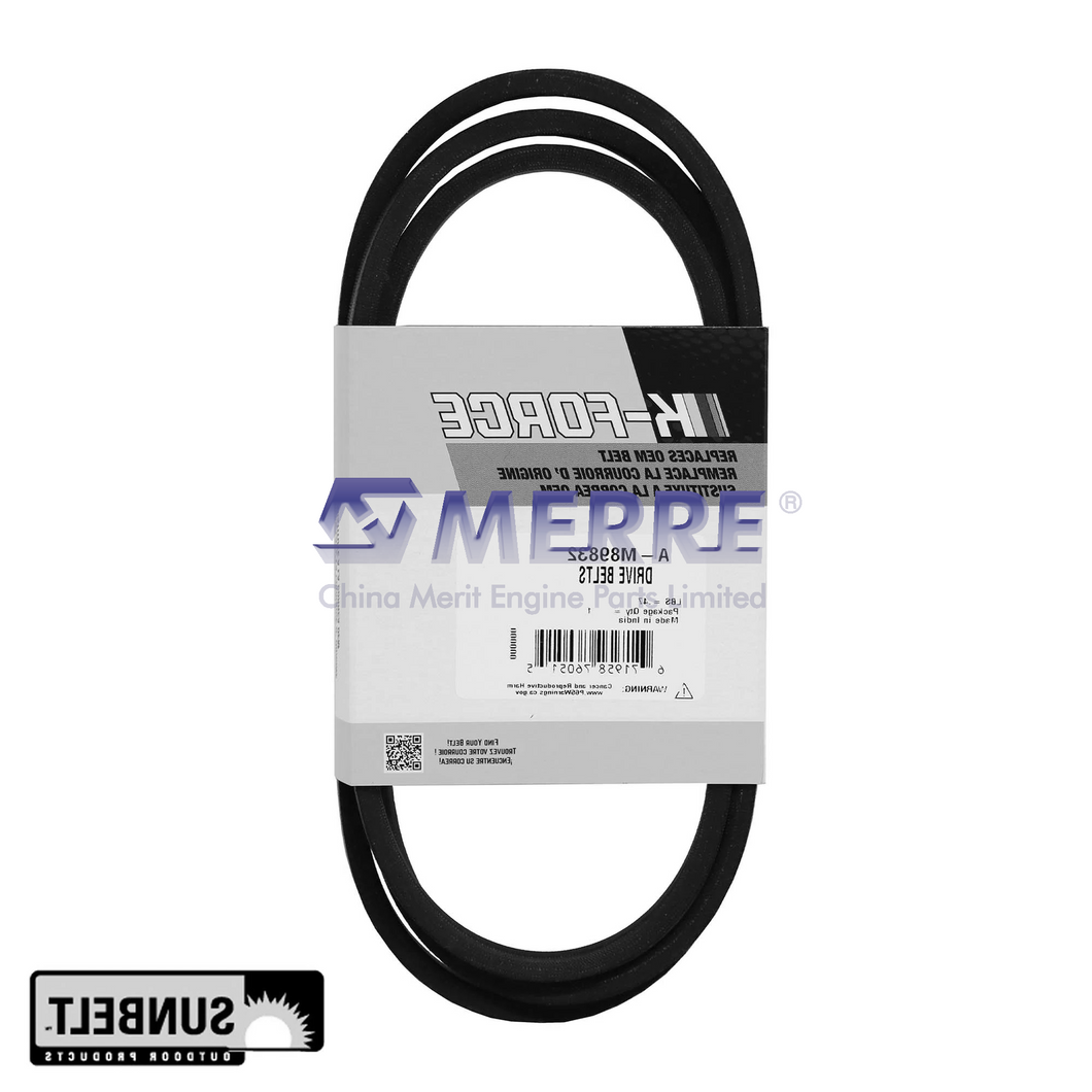 A-M89832: Hydro Drive HA Section V-Belt For John Deere