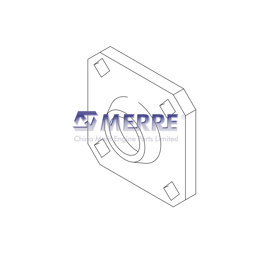H113626: 4-Hole Flanged Bearing Housing For John Deere