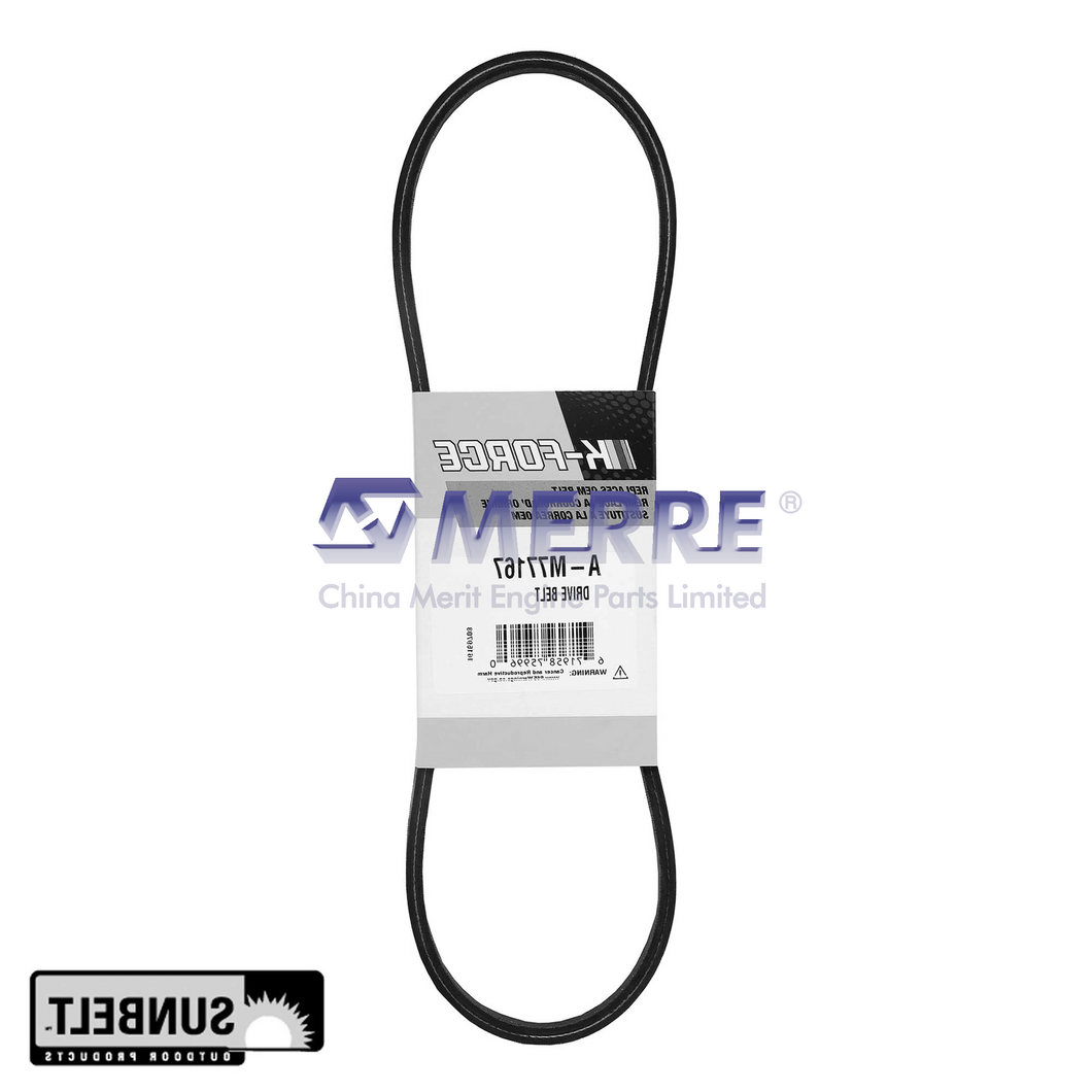 A-M77167: Mower Drive 3L Section V-Belt For John Deere