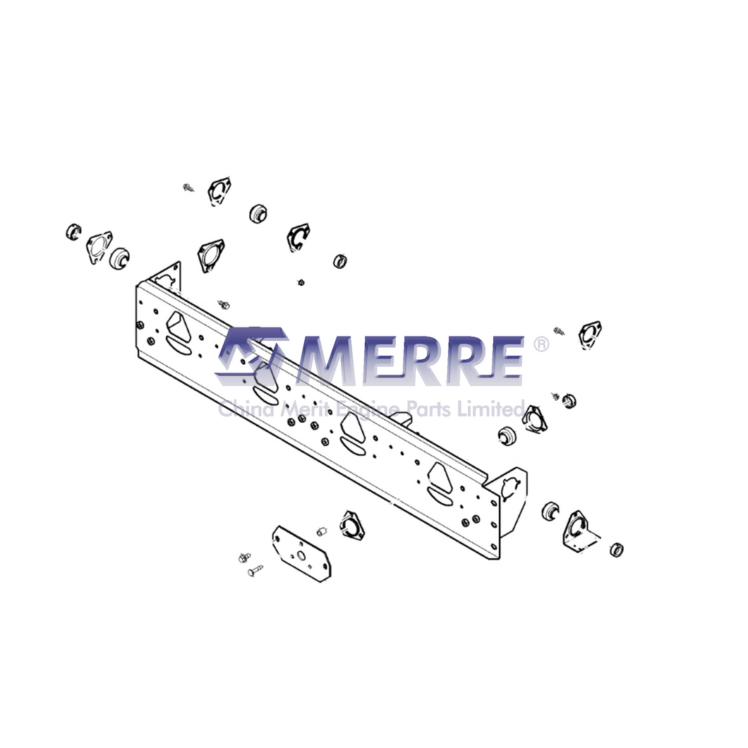 KXE10350: Auger Front Support Channel Bearing Kit For John Deere