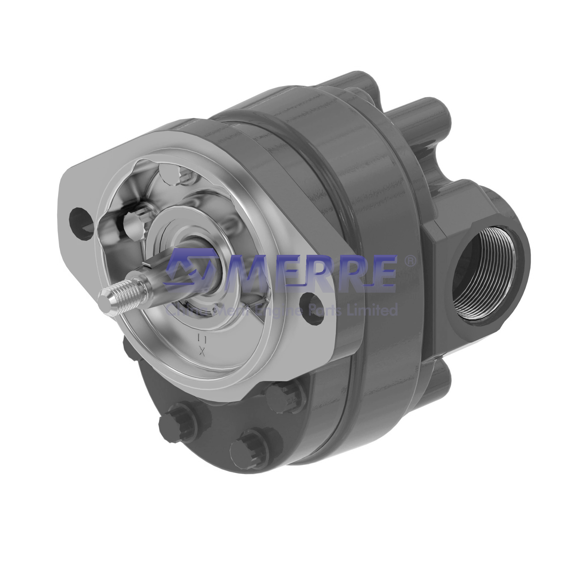 AXE48837: Front End Drive Hydraulic External Gear Pump For John Deere ...