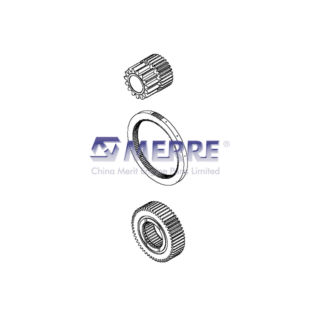 RE178658: High Contact Ratio Gears For John Deere