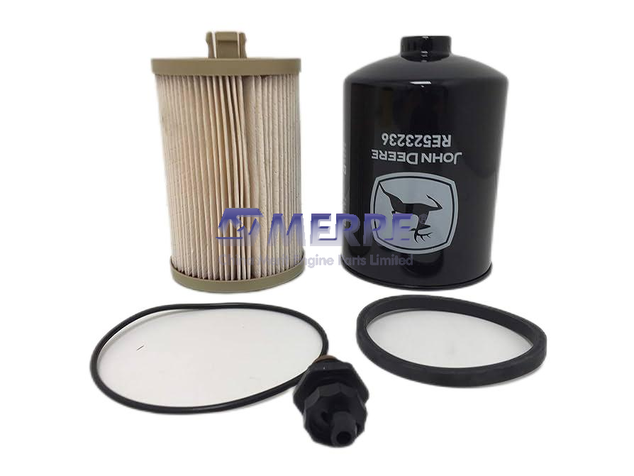 RE525523: Fuel Filter Element Kit/For John Deere