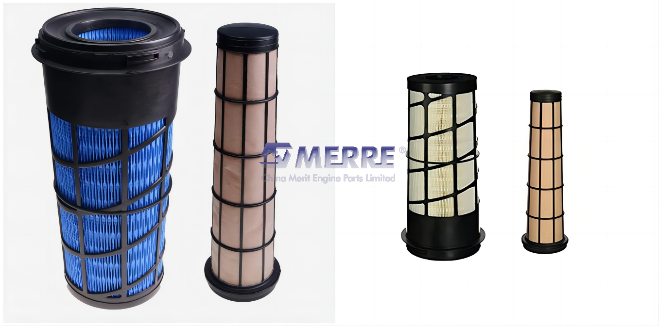 Air Filter RE282286+RE282287 P609221+P608599 AF4214+AF4226/For John De ...
